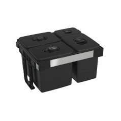   EKOTECH - Beépíthető hulladékgyűjtő FREE JAZZ 60 - 3x12 liter+1x5 liter