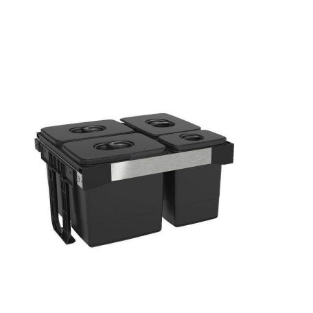 EKOTECH - Beépíthető hulladékgyűjtő FREE JAZZ 60 - 3x15 liter+1x7 liter