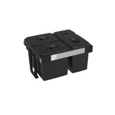   EKOTECH - Beépíthető hulladékgyűjtő FREE JAZZ 60 - 3x26 liter+1x7 liter