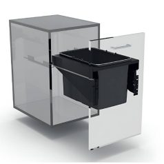   EKOTECH - Beépíthető hulladékgyűjtő FRONT 45 - 1x34 liter