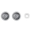 ELLECI - ASP23002 (PUSH-CONTROL POP-UP) automata dugókiemelő kétmedencés mosogatóhoz inox - A készlet erejéig rendelhető!