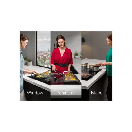 AEG CCE84779FB Indukciós főzőlap beépített páraelszívóval, 83 cm ComboHob