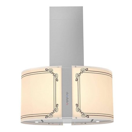 FALMEC OUTLET - Páraelszívó MIRABILIA Round 67 inox T80 LED + MIRABILIA üveg LIBERTY 67 - Kiállított bemutató termék!