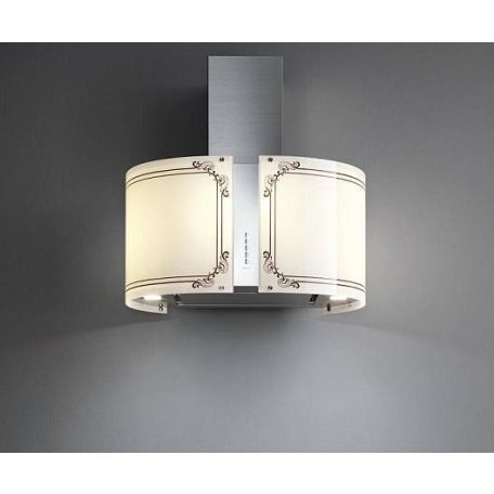 FALMEC OUTLET - Páraelszívó MIRABILIA Round 67 inox T80 LED + MIRABILIA üveg LIBERTY 67 - Kiállított bemutató termék!