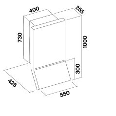   FALMEC OUTLET - Páraelszívó RIALTO H82 - Kiállított bemutató termék!