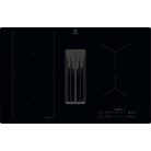 Electrolux ECC83410CK beépíthető indukciós főzőlap beépített páraelszívóval, Bridge funkció, 80 cm