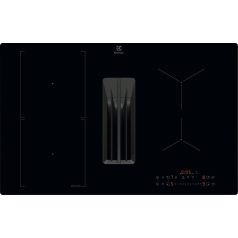   Electrolux ECC83410CK beépíthető indukciós főzőlap beépített páraelszívóval, Bridge funkció, 80 cm