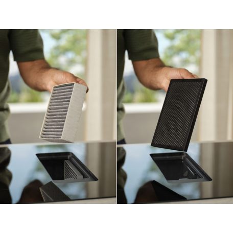 Electrolux ECC83410CK beépíthető indukciós főzőlap beépített páraelszívóval, Bridge funkció, 80 cm