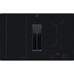   Electrolux ECC83410CT beépíthető indukciós főzőlap beépített páraelszívóval 80 cm