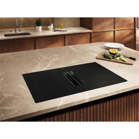Electrolux ECC83410CT beépíthető indukciós főzőlap beépített páraelszívóval 80 cm