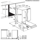 Electrolux EEG63430L beépíthető keskeny mosogatógép, 45 cm