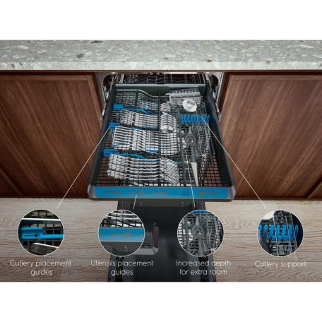 Electrolux EEG63430L beépíthető keskeny mosogatógép, 45 cm