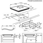 Electrolux EIS62453IZ Beépíthető indukciós főzőlap, SaphirMatt®, 60 cm