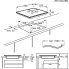 Electrolux EIV63449CT Indukciós főzőlap, SaphirMatt® SE 60 cm