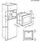 Electrolux EMS4253TBX beépíthető mikrohullámú sütő grill funkcióval