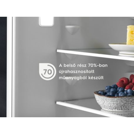 Electrolux ENA7CE18S3 Beépíthető alulfagyasztós kombi hűtő, 177,2 cm