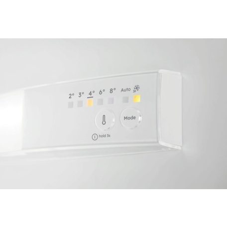 Electrolux ENA7NE18S beépíthető alulfagyasztós kombi hűtő, 177,2 cm