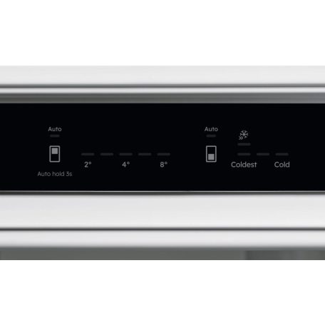 Electrolux ENA7TE75S beépíthető alulfagyasztós kombi hűtő, 188.4 cm