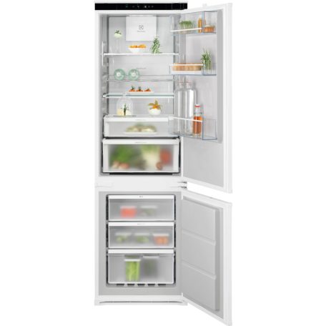 Electrolux ENP7MD18S Beépíthető alulfagyasztós kombi hűtő, 177,2 cm