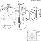 Electrolux EOF7P86H2 beépíthető sütő, pirolitikus tisztítással