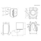 Electrolux EW7F448WI Beépíthető mosógép, gőzprogram, ÖKOInverter motor