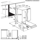 AEG FSE74557P Beépíthető keskeny mosogatógép, Quickselect kezelőpanel, AirDry