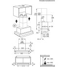 AEG GDE689HB beépíthető rejtett páraelszívó, Hob2Hood, 90 cm