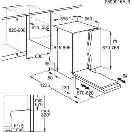AEG GI7212A2SN beépíthető mosogatógép, Quickselect kezelőpanel, AirDry