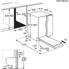 AEG GI8200A2TN CleaningPerformance Beépíthető mosogatógép, Quickselect kezelőpanel, AirDry