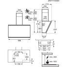 AEG GV77D61SB  Kürtős páraelszívó, Breeze funkció, 60 cm