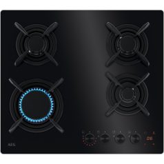 AEG HKB64453NB Gáz főzőlap, Hob2Hood, 60 cm