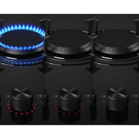 AEG HKB64453NB Gáz főzőlap, Hob2Hood, 60 cm