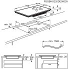 AEG IKE84471XB - KORLÁTOZOTT KÉSZLET! Indukciós főzőlap, Hob2Hood, 80 cm