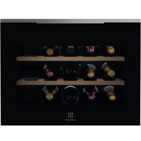 Electrolux KBW6X Beépíthető kompakt borhűtő, 15 palack, 44 cm