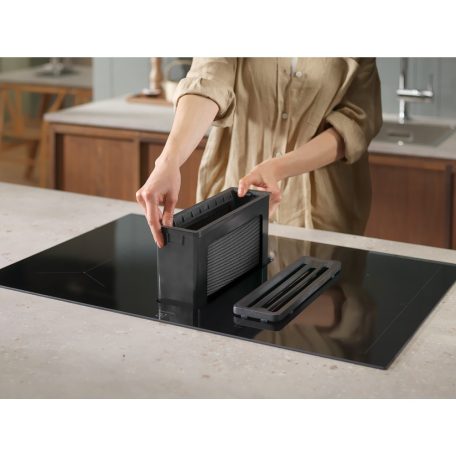 Electrolux KCC83443 indukciós főzőlap beépített páraelszívóval 80 cm - ComboHob