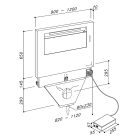 Sirius OUTLET - Páraelszívó S-DD7 EM 880 inox - Szépséghibás termék!