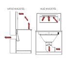 Sirius OUTLET - Páraelszívó S-DD7 EM 880 inox - Szépséghibás termék!