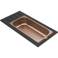   ELLECI - Tároló edény egyrészes gourmet 433 bronz HPL kerettel