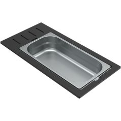   ELLECI - Tároló edény egyrészes gourmet 366 HPL kerettel - Inox