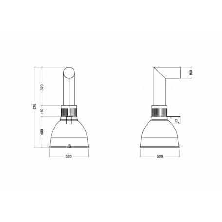 KDESIGN - Páraelszívó K124-W T600 titanium