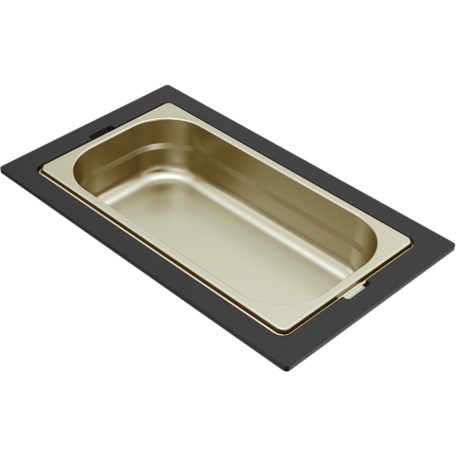 ELLECI - Tároló edény egyrészes gourmet 366 arany HPL kerettel