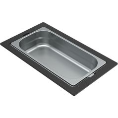   ELLECI - Tároló edény egyrészes gourmet 366 HPL kerettel - Inox