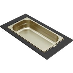   ELLECI - Tároló edény egyrészes gourmet 410 arany HPL kerettel