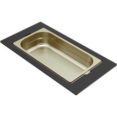   ELLECI - Tároló edény egyrészes gourmet 418 arany HPL kerettel