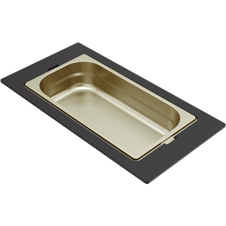 ELLECI - Tároló edény egyrészes gourmet 418 arany HPL kerettel