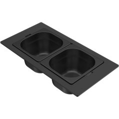   ELLECI - KF042100BK Gourmet szett 1/6 ZEN fekete - Kifutó termék!