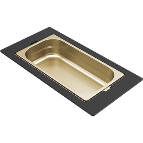 ELLECI - Tároló edény egyrészes gourmet 378 arany HPL kerettel