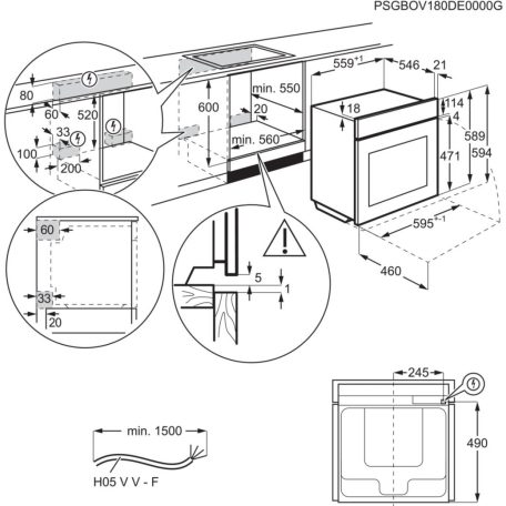 Electrolux KOAAS3DCT gőzsütő, gőztisztítással
