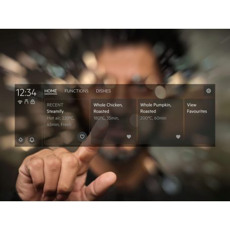 Electrolux KOAAS3ST beépíthető gőzsütő, gőztisztítással