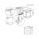 Electrolux KOECP87E Beépíthető sütő, pirolitikus tisztítással